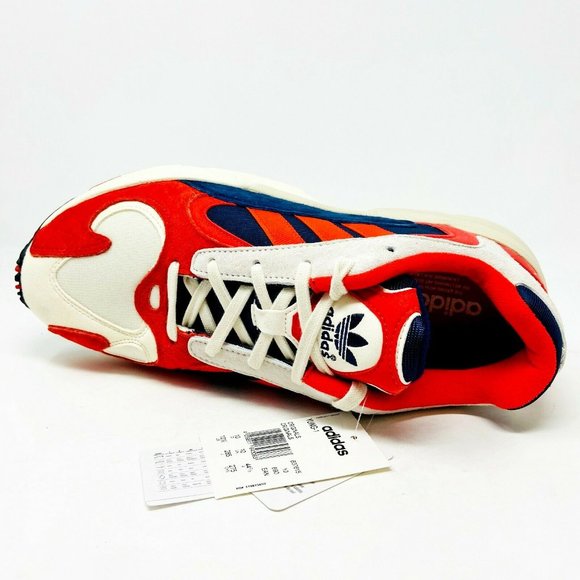 Adidas Yung 1 Goku Chalk White Red Collegiate Navy Mens Sneakers B37615 - Picture 4 of 5